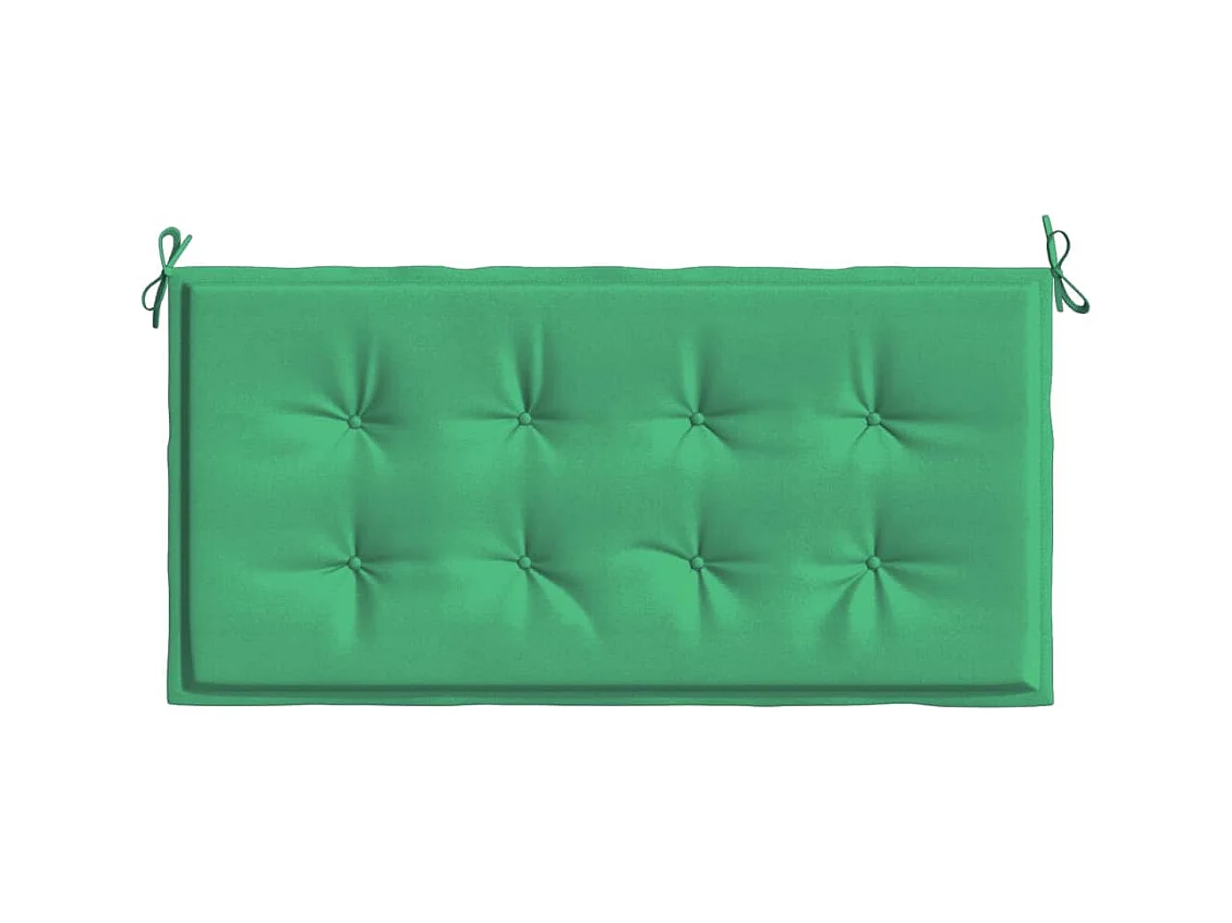 Coussin de banc de jardin vert 120x50x3 cm tissu oxford
