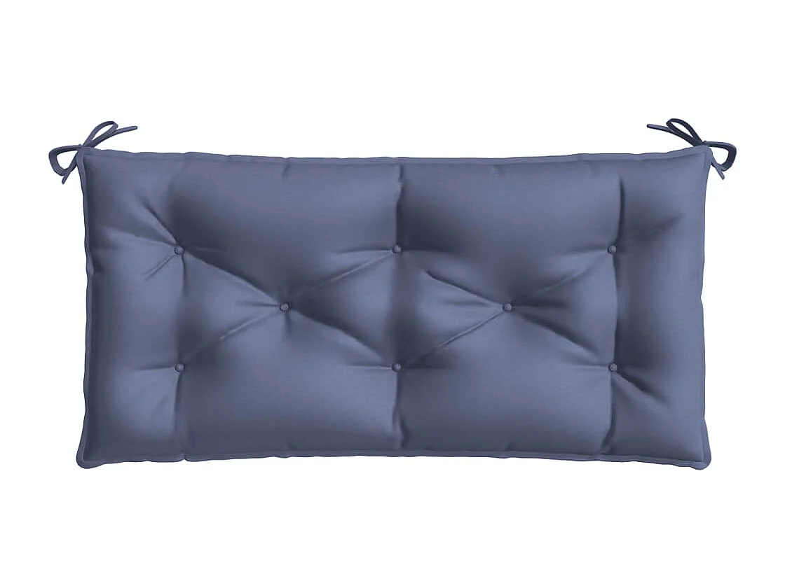 Coussin de banc de jardin bleu marine 110x50x7 cm tissu oxford