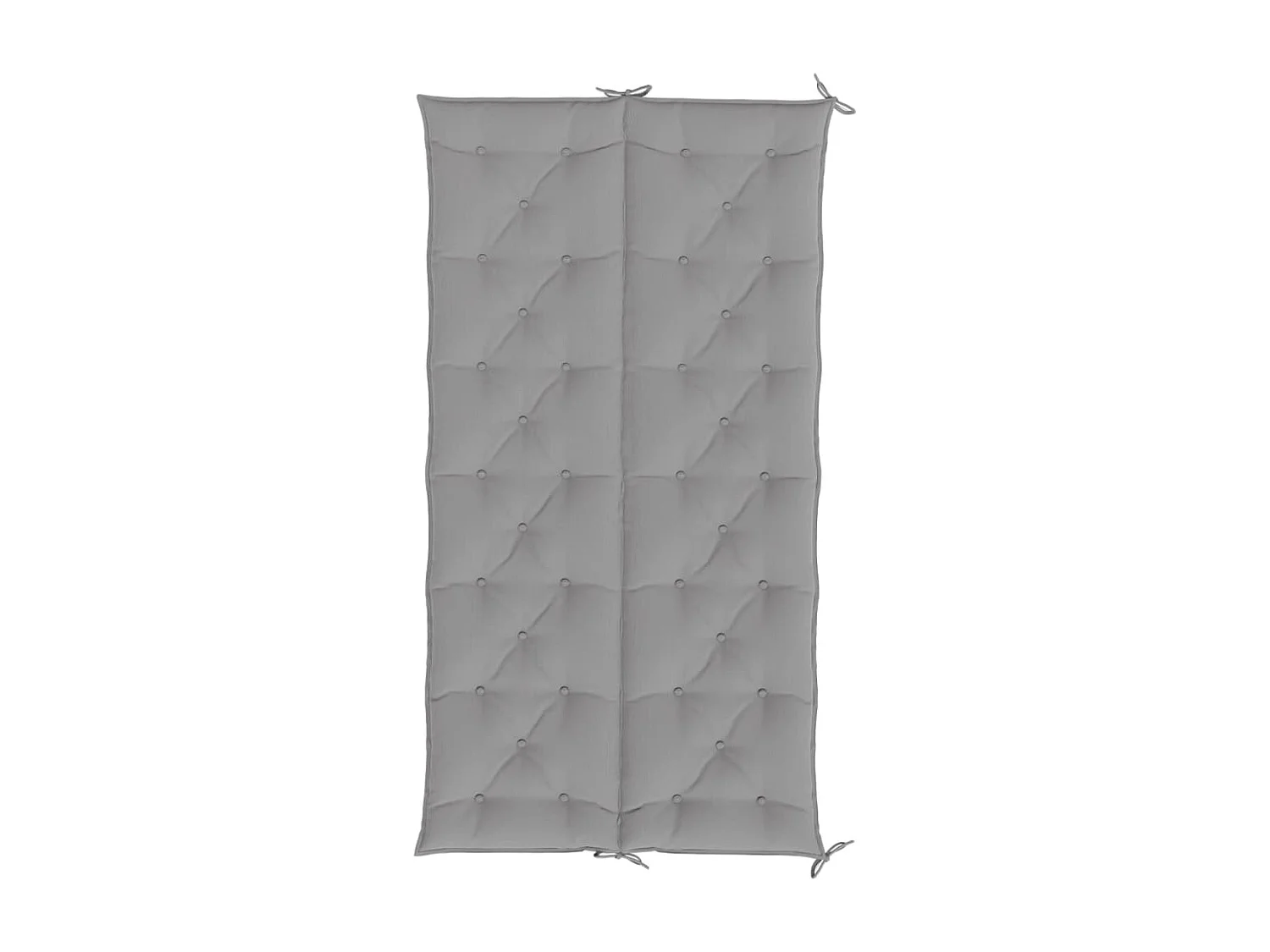 Coussins de banc de jardin 2 pièces gris 200x50x7 cm tissu Oxford