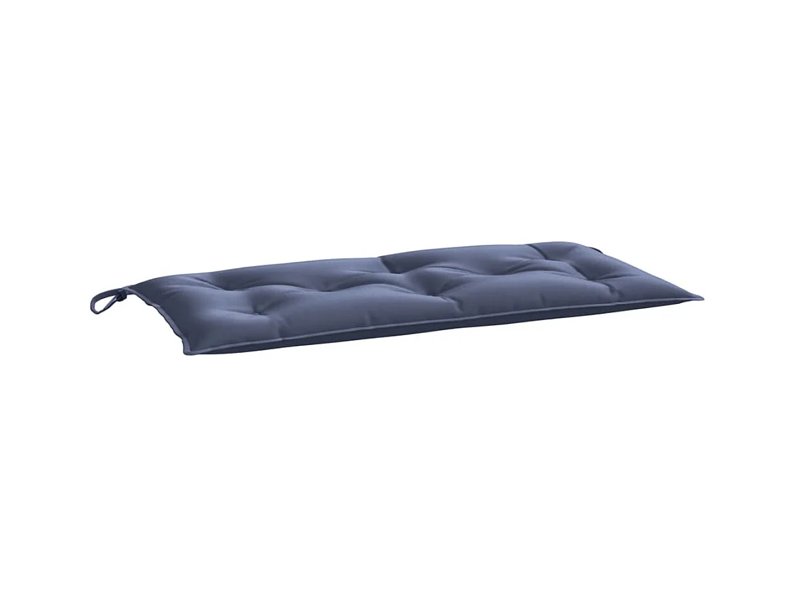 Coussin de banc de jardin bleu marine 100x50x7 cm tissu oxford