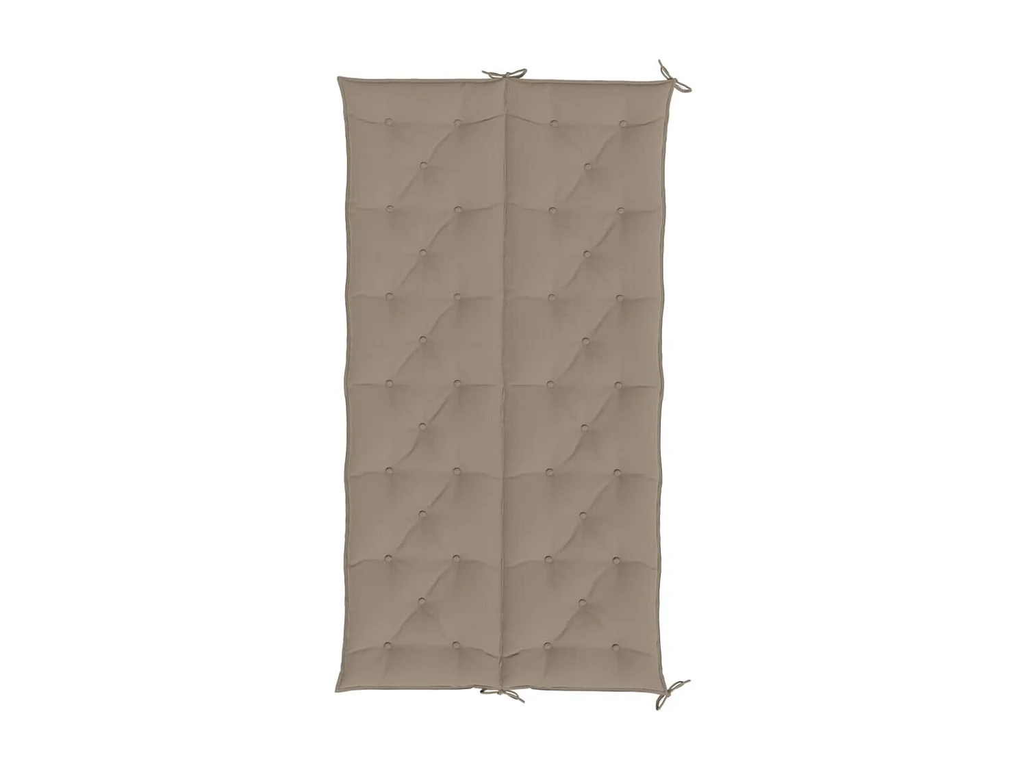 Cojines de banco de jardín 2 unidades tela Oxford taupé 200x50x7 cm