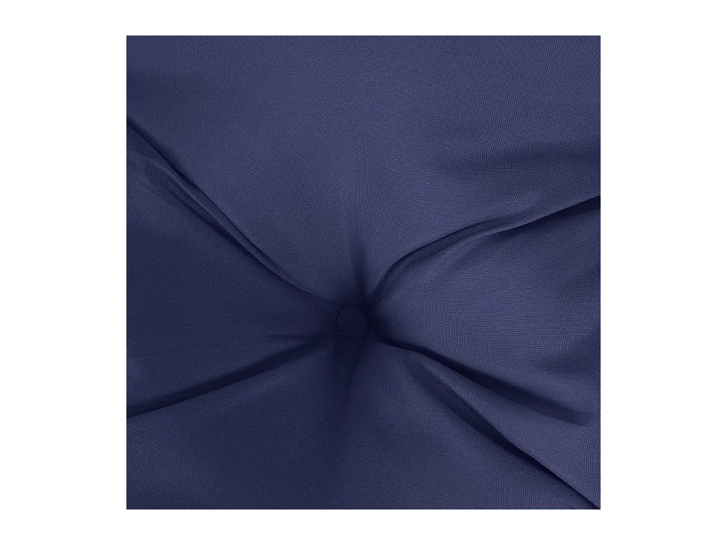 Cojines banco jardín 2 unidades tela Oxford azul marino 100x50x7 cm