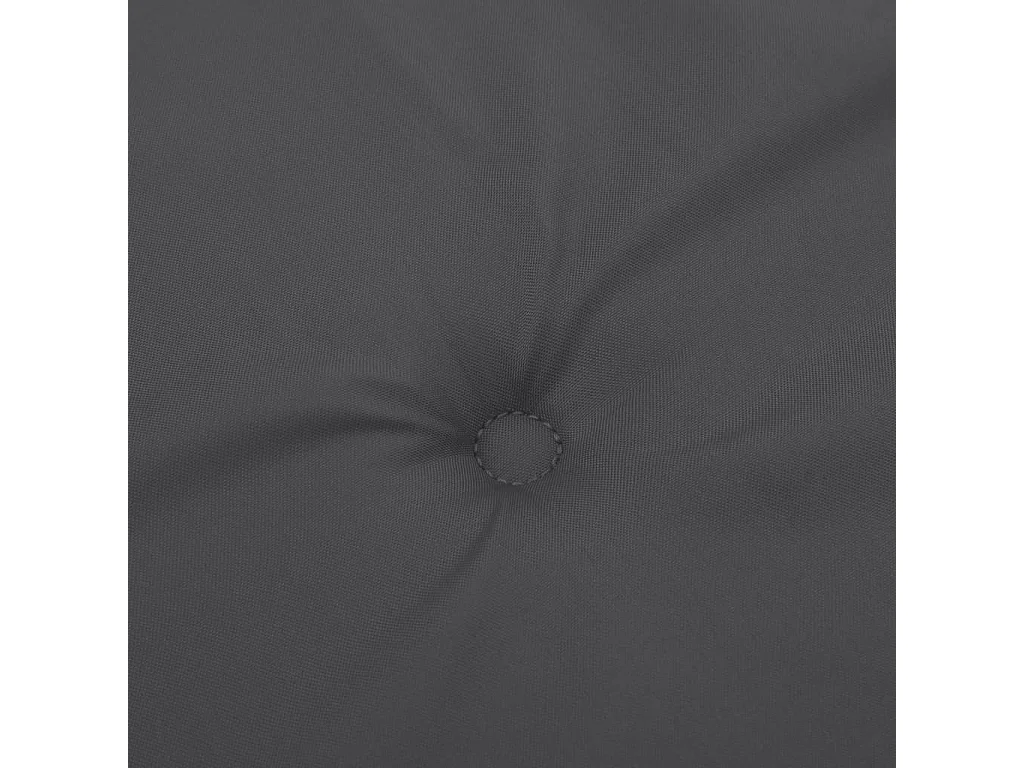 Coussin de banc de jardin anthracite mélangé 180x50x7 cm tissu