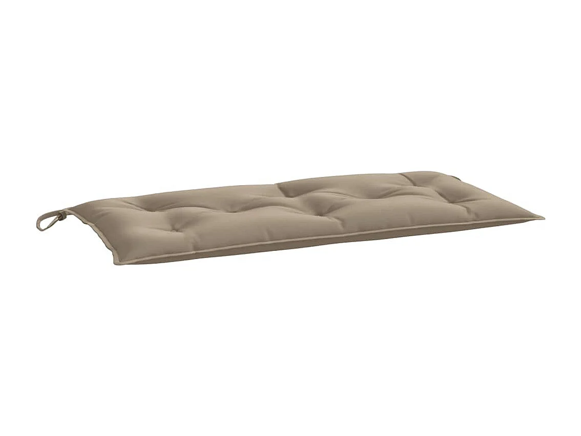 Coussin de banc de jardin taupe 100x50x7 cm tissu oxford