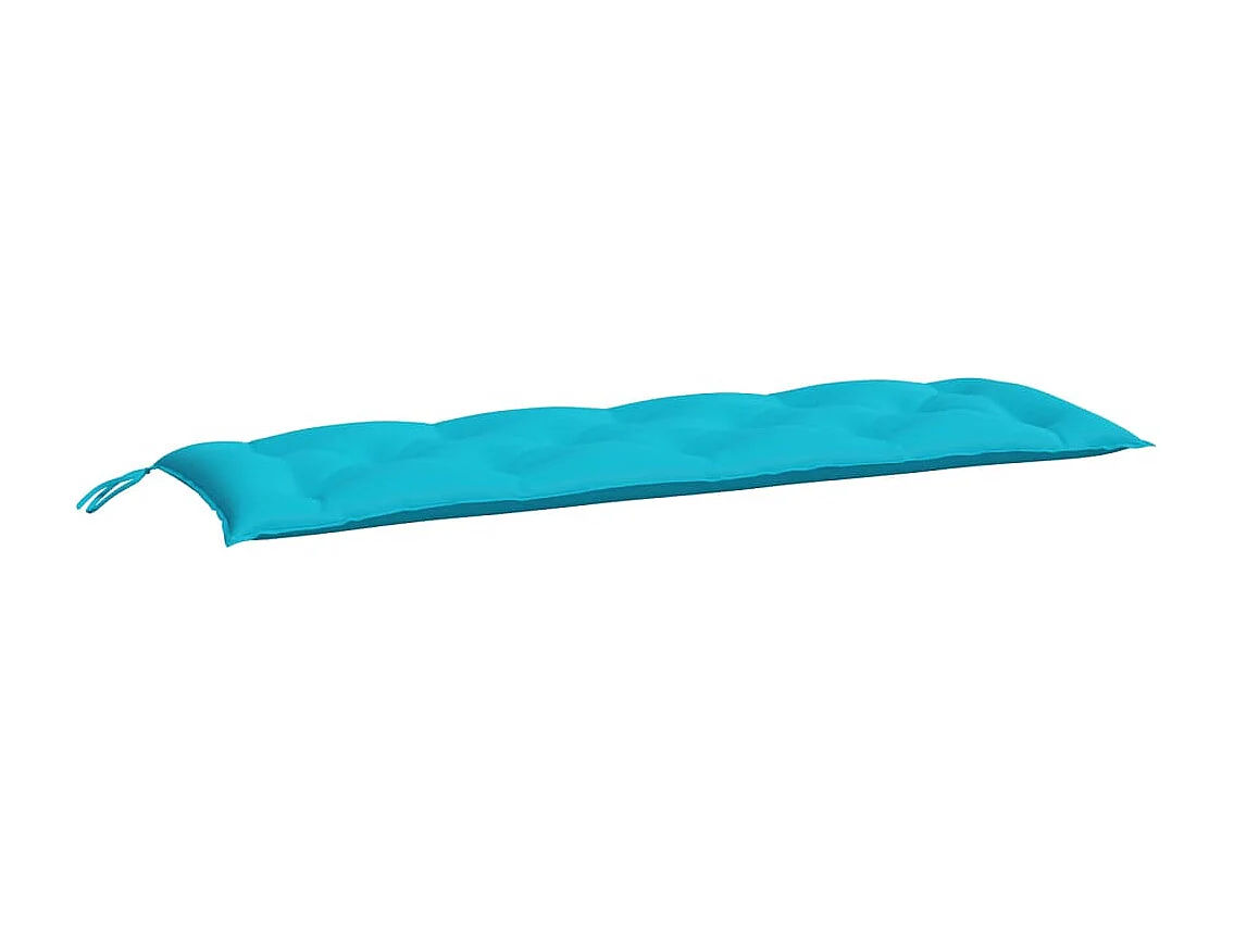 Coussin de banc de jardin turquoise 150x50x7 cm tissu oxford