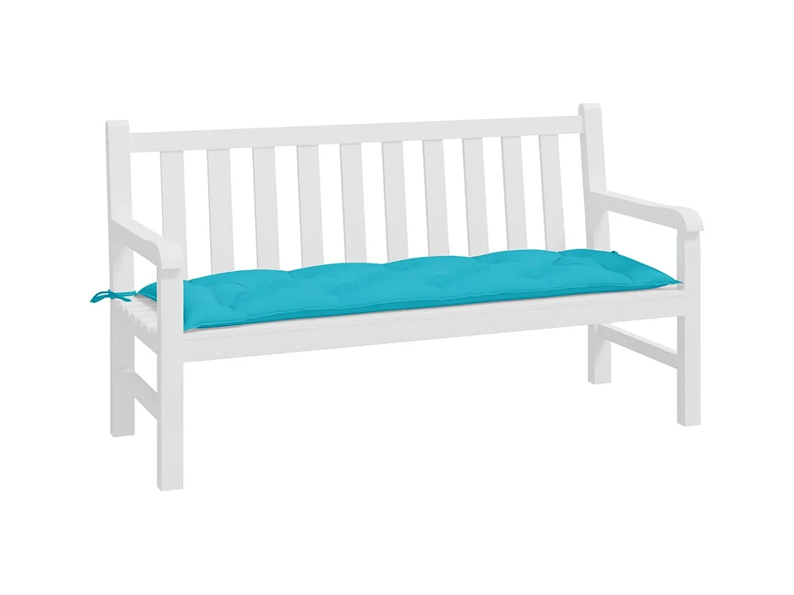 Tuinbankkussen 150x50x7 cm oxford stof turquoise