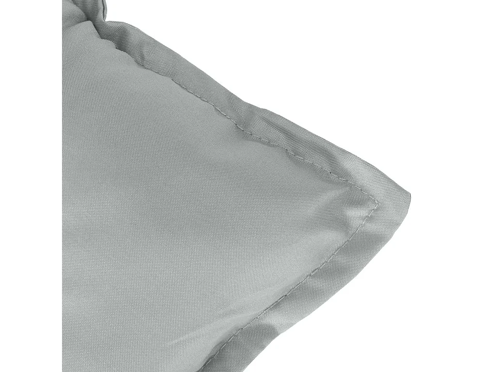 Coussins de banc de jardin lot de 2 gris clair mélangé tissu