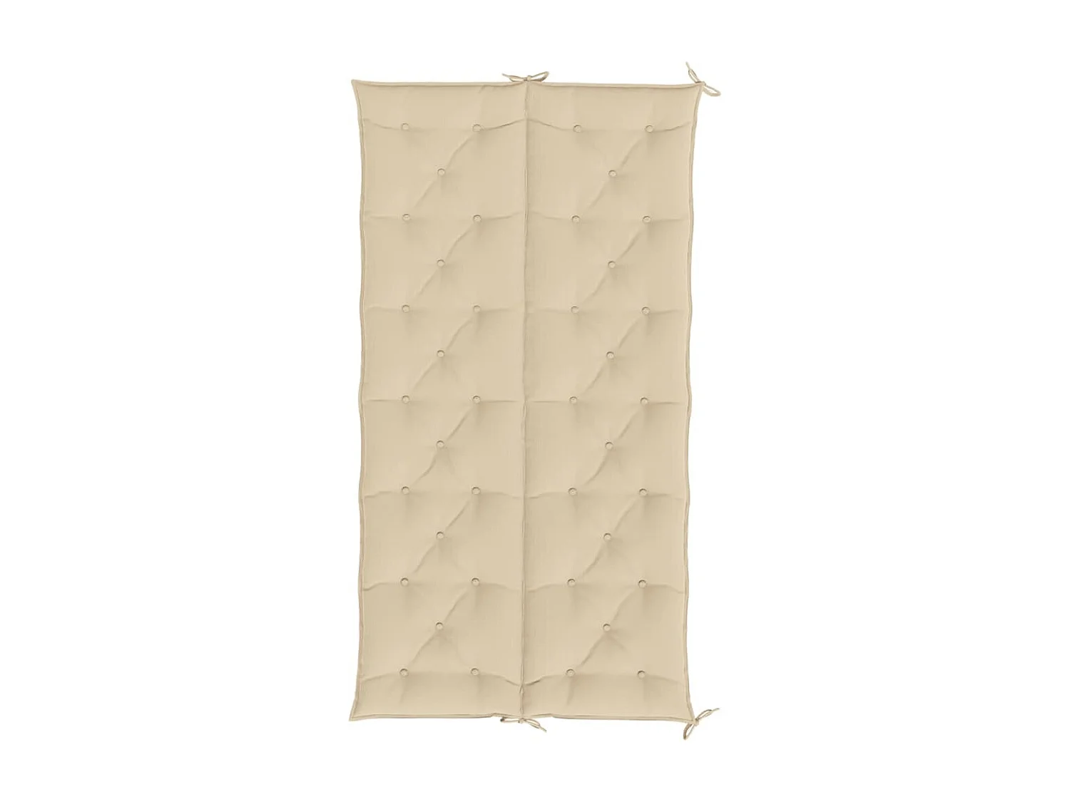 Cojines de banco de jardín 2 unidades tela Oxford beige 200x50x7 cm