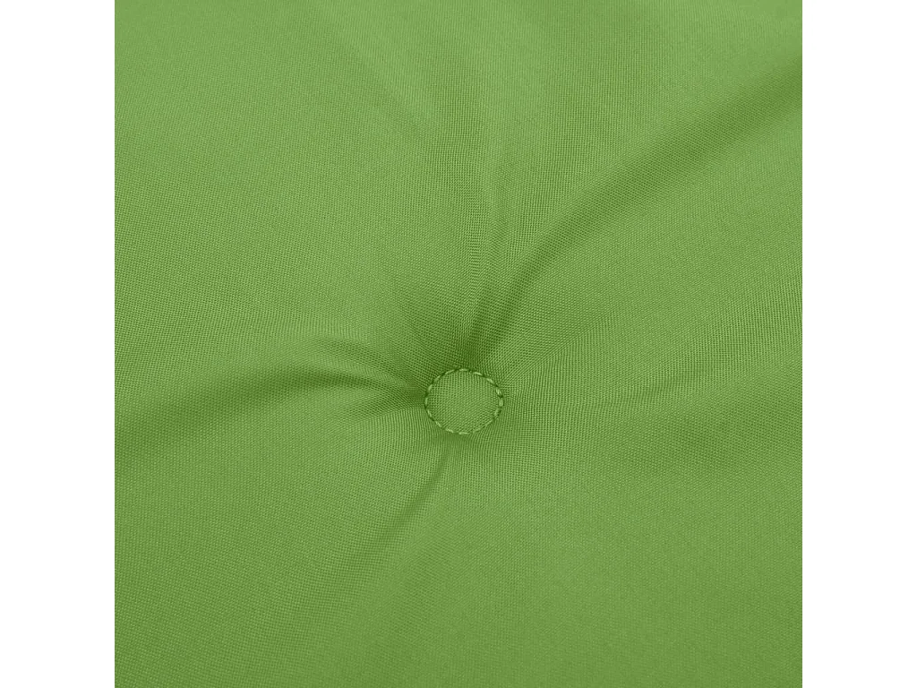 Coussins de banc de jardin lot de 2 vert mélangé tissu