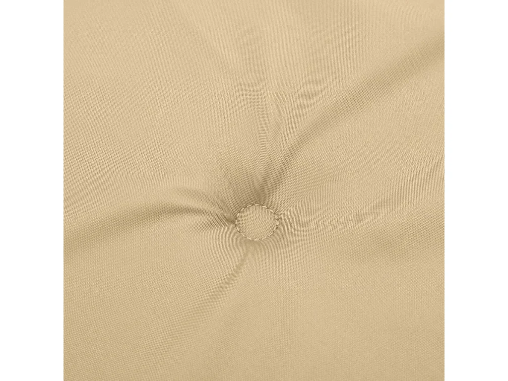 Coussin de banc de jardin beige mélangé 150x50x7 cm tissu