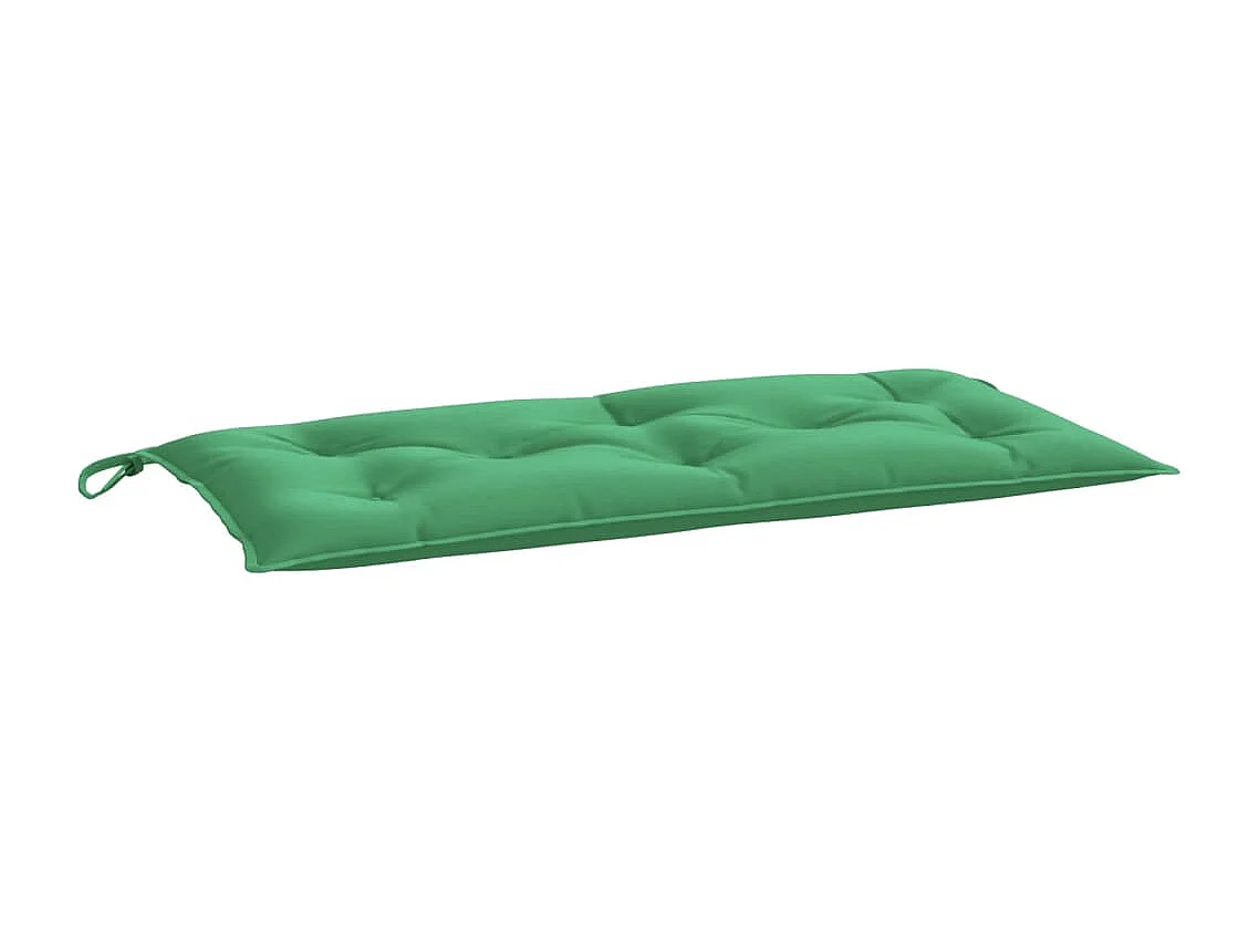 Coussin de banc de jardin vert 110x50x7 cm tissu oxford