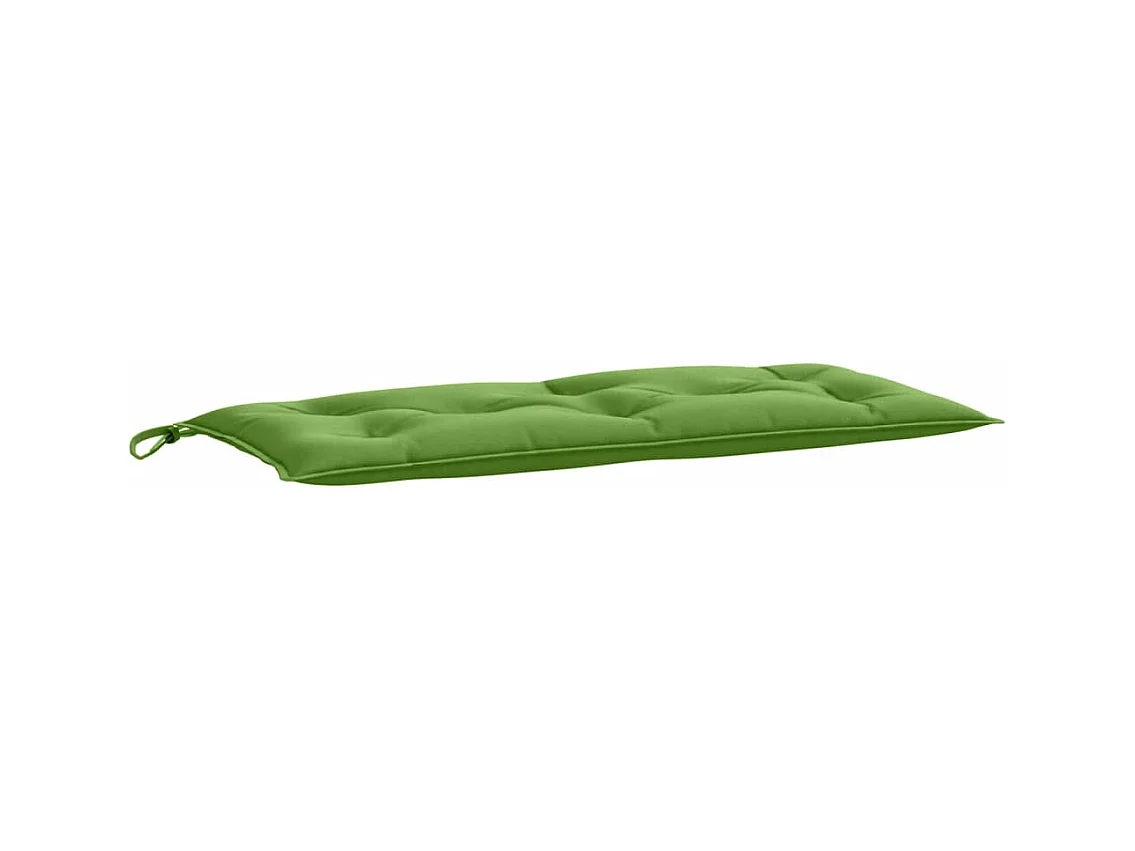 Coussins de banc de jardin lot de 2 vert mélangé tissu