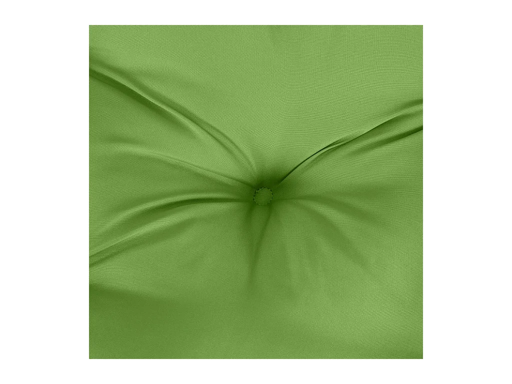 Coussins de banc de jardin lot de 2 vert mélangé tissu