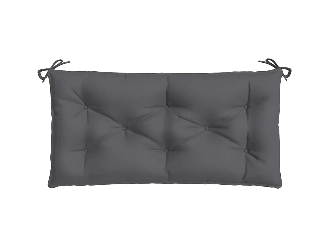 Coussin de banc de jardin anthracite 100x50x7 cm tissu oxford