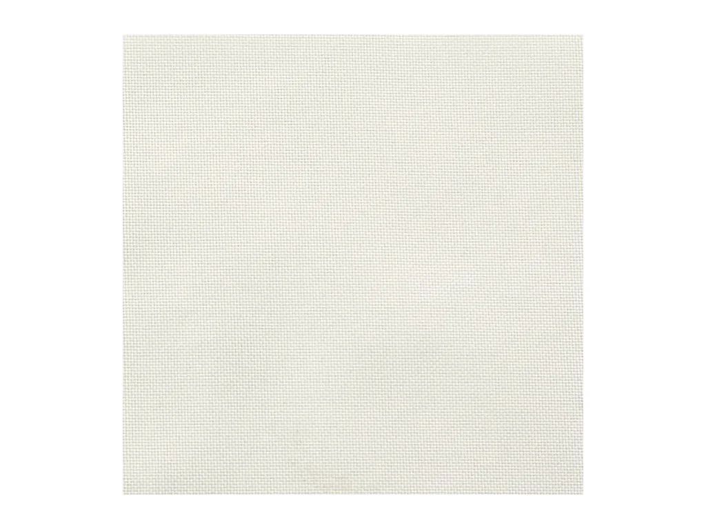 Coussins de banc de jardin lot de 2 crème mélangé tissu