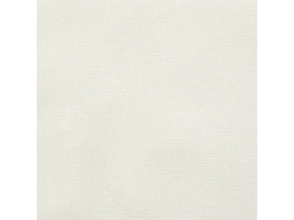 Coussins de banc de jardin lot de 2 crème mélangé tissu