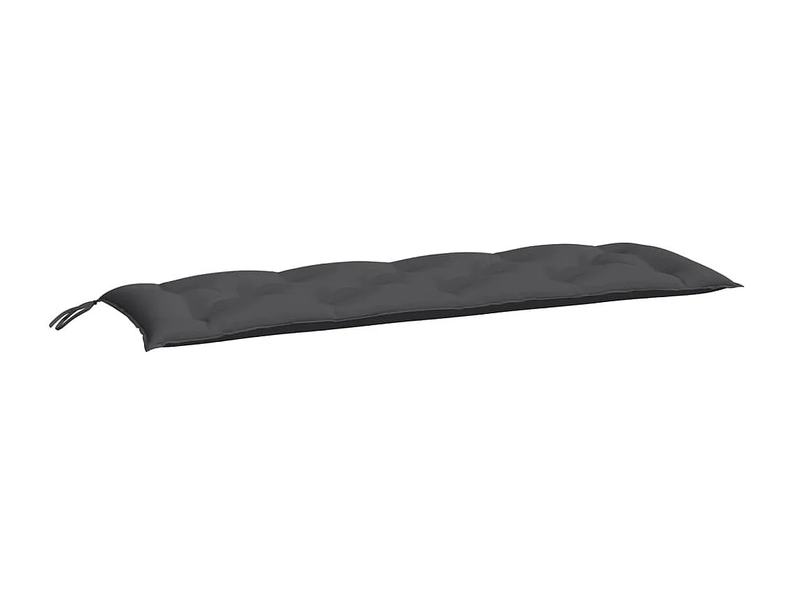 Coussin de banc de jardin anthracite 150x50x7 cm tissu oxford