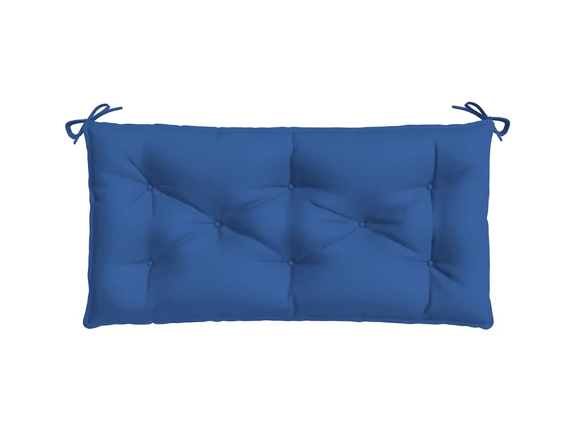 Coussins de banc de jardin 2 pièces bleu royal tissu oxford