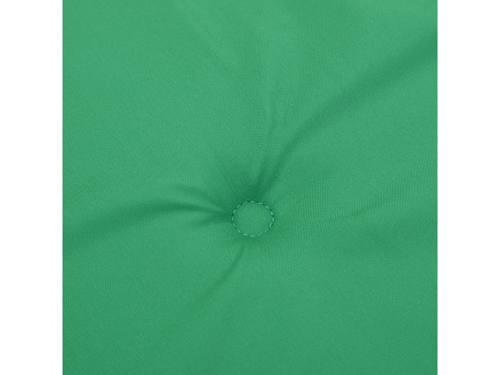 Cojín de banco de jardín tela Oxford verde 200x50x3 cm