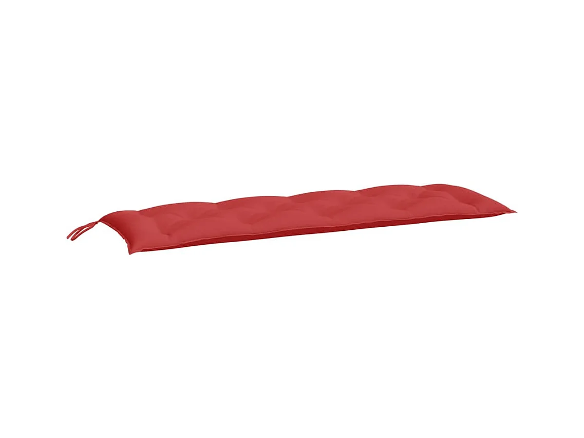 Coussin de banc de jardin rouge 150x50x7 cm tissu oxford