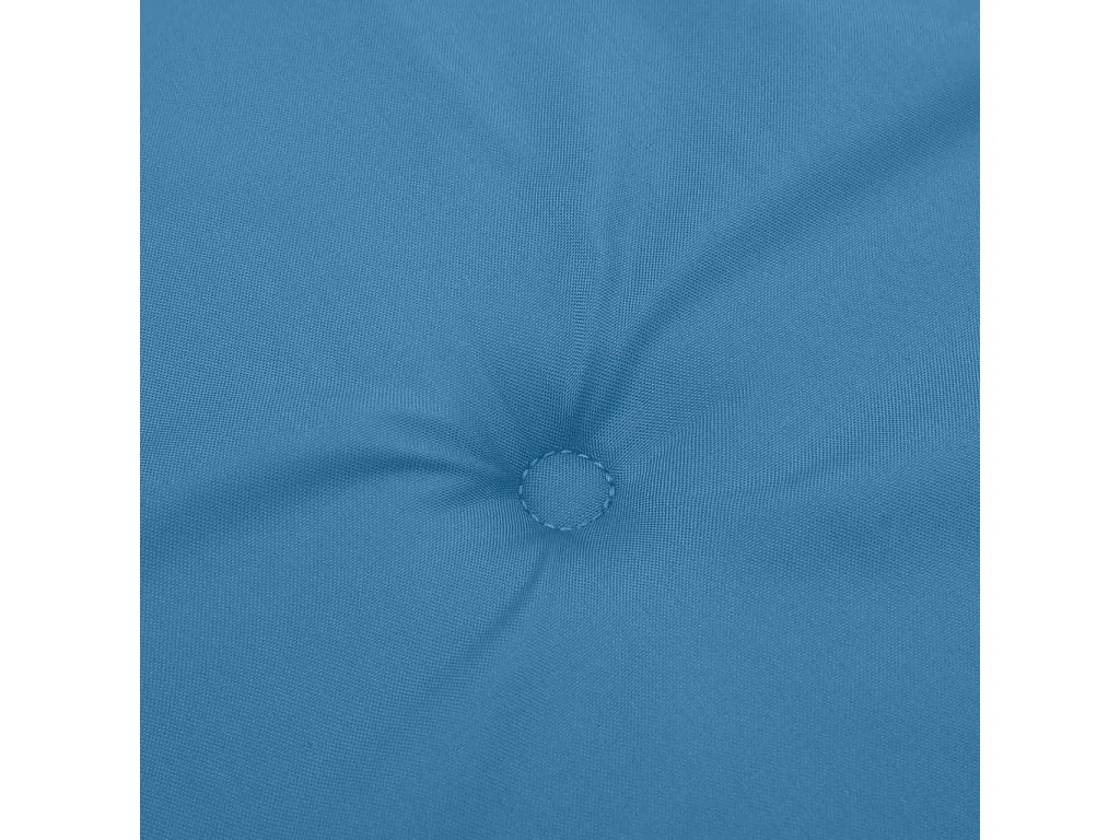 Coussin de banc de jardin bleu mélangé 180x50x7 cm tissu