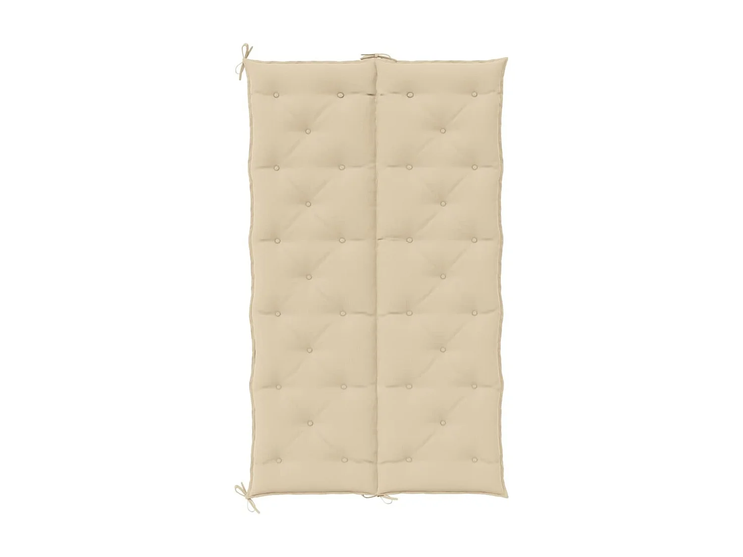 Coussins de banc de jardin 2 pièces beige 180x50x7 cm tissu Oxford