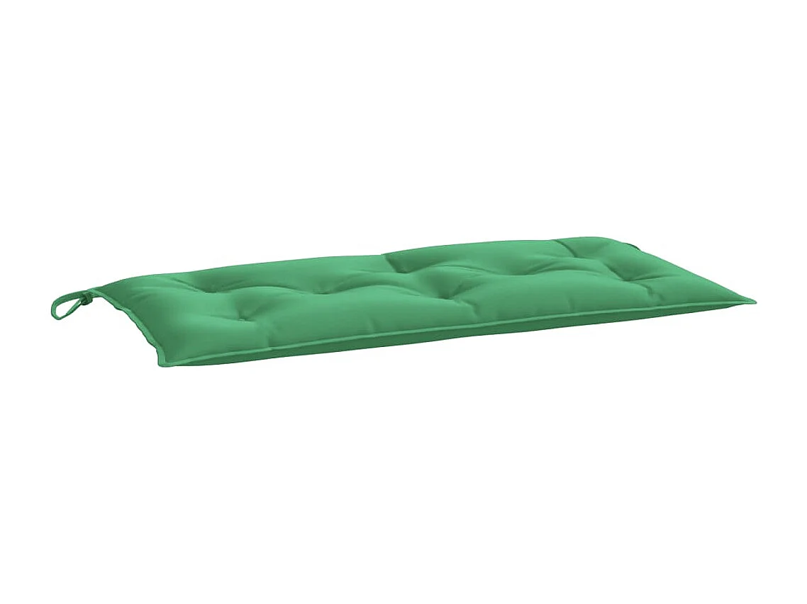 Coussin de banc de jardin vert 100x50x7 cm tissu oxford