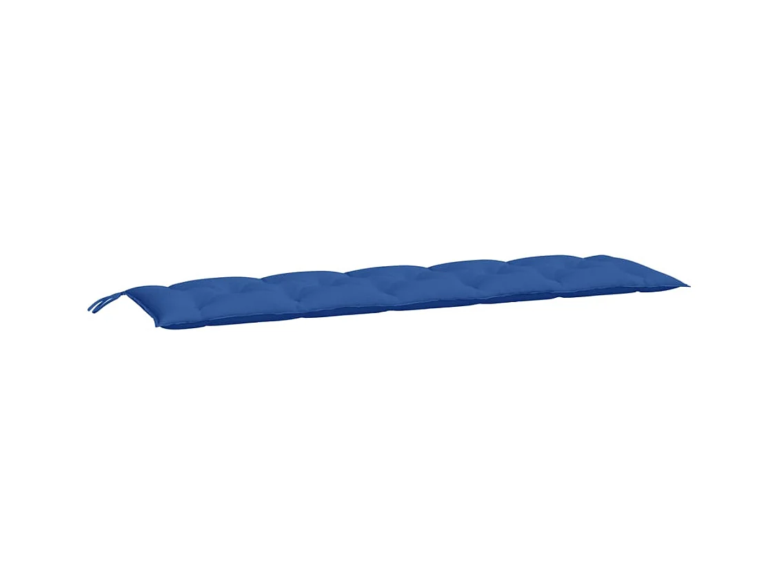 Coussins de banc de jardin 2 pièces bleu 180x50x7 cm tissu Oxford