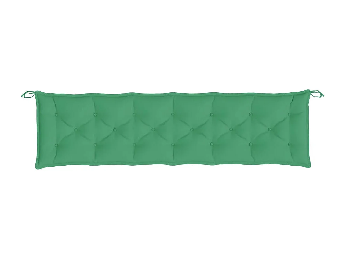 Almofadão para banco de jardim 200x50x7cm tecido oxford verde
