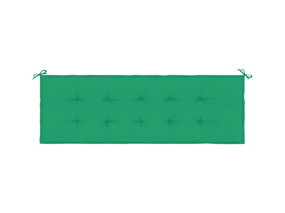 Coussin de banc de jardin vert 150x50x3 cm tissu oxford
