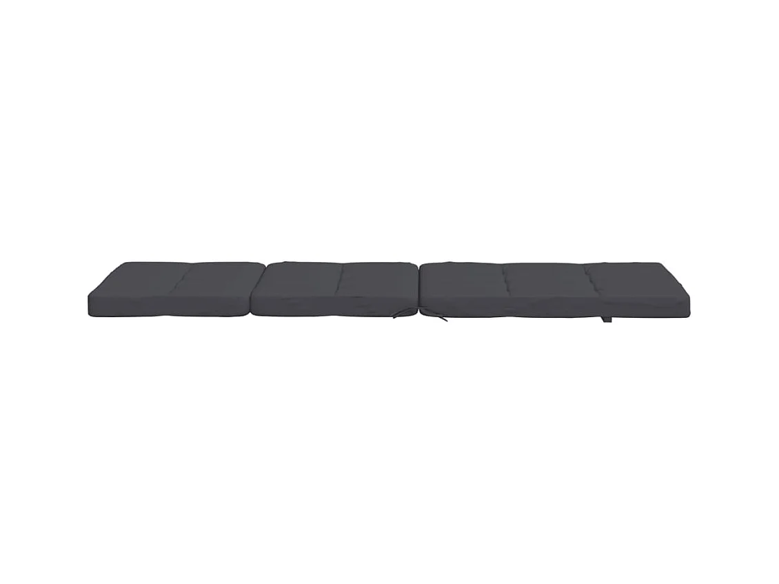 Coussins de chaise longue lot de 2 anthracite tissu oxford