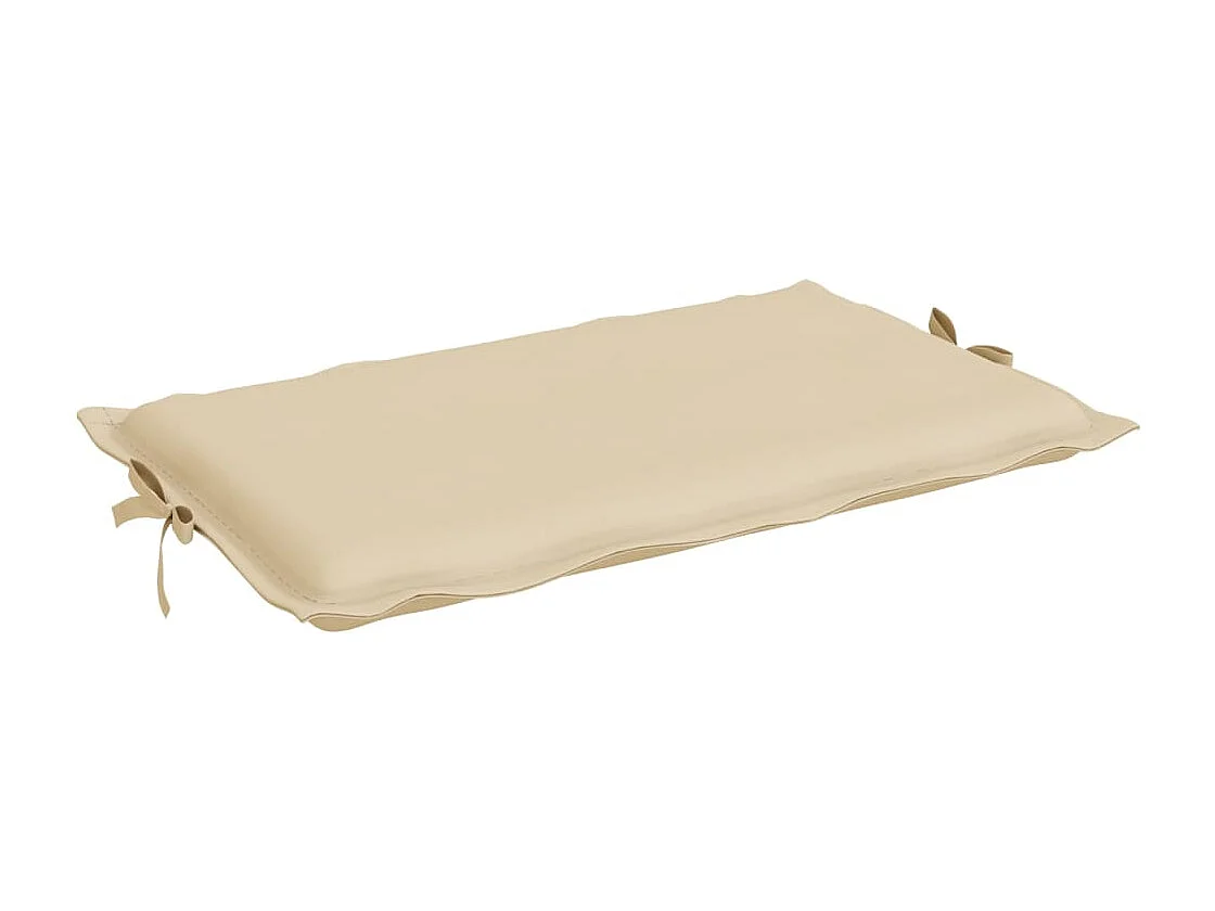 Coussin de chaise longue beige 186x58x3 cm tissu oxford
