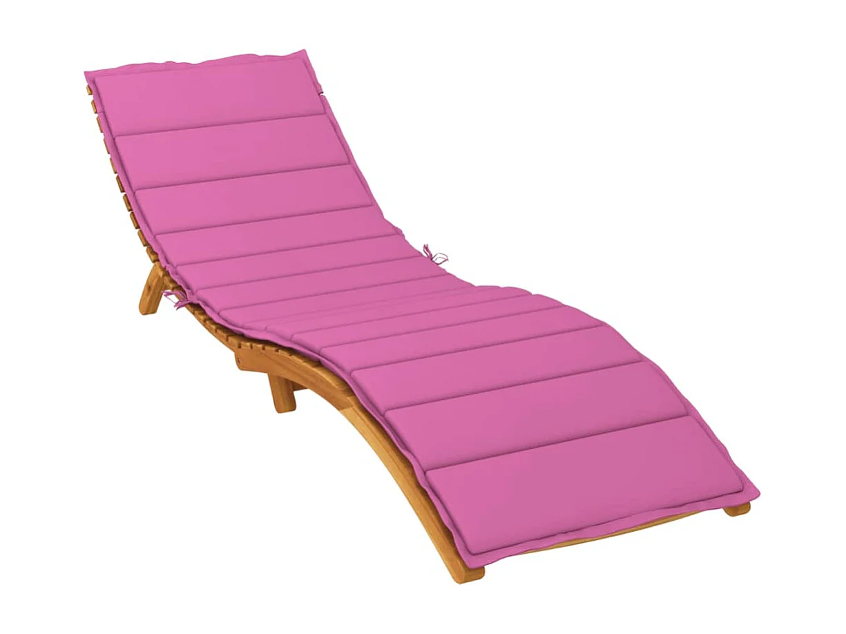 Coussin de chaise longue rose tissu oxford