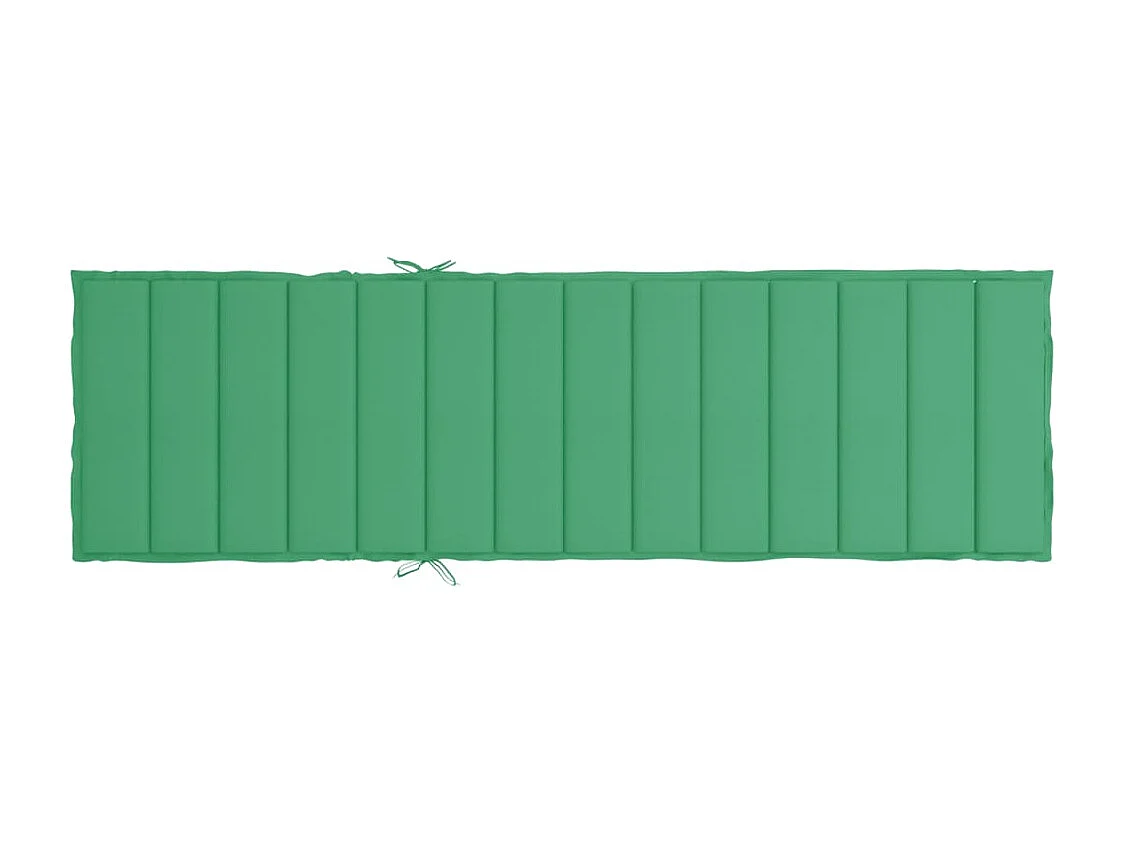 Almofadão para espreguiçadeira 200x70x3 cm tecido oxford verde