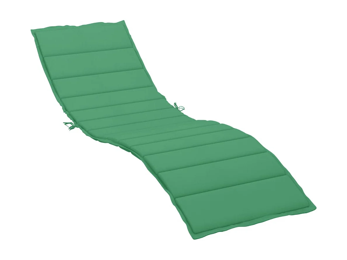 Coussin de chaise longue vert 200x70x3 cm tissu oxford