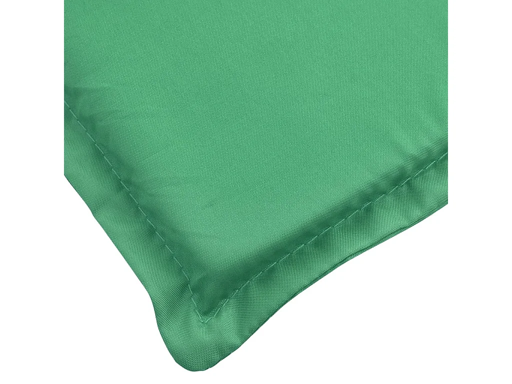 Coussin de chaise longue vert 200x70x3 cm tissu oxford