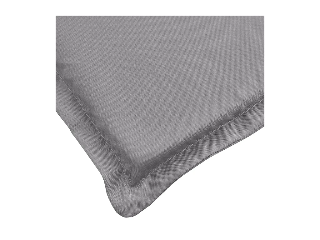 Coussin de chaise longue gris 200x70x3 cm tissu oxford