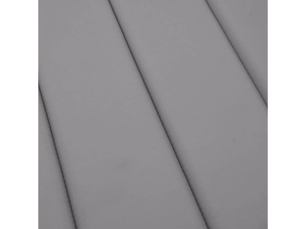 Coussin de chaise longue gris 200x70x3 cm tissu oxford