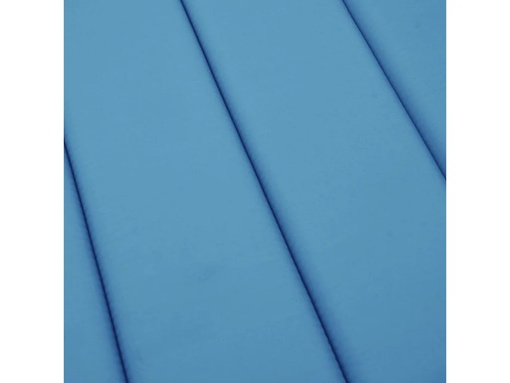Coussin de chaise longue bleu 200x60x3 cm tissu oxford