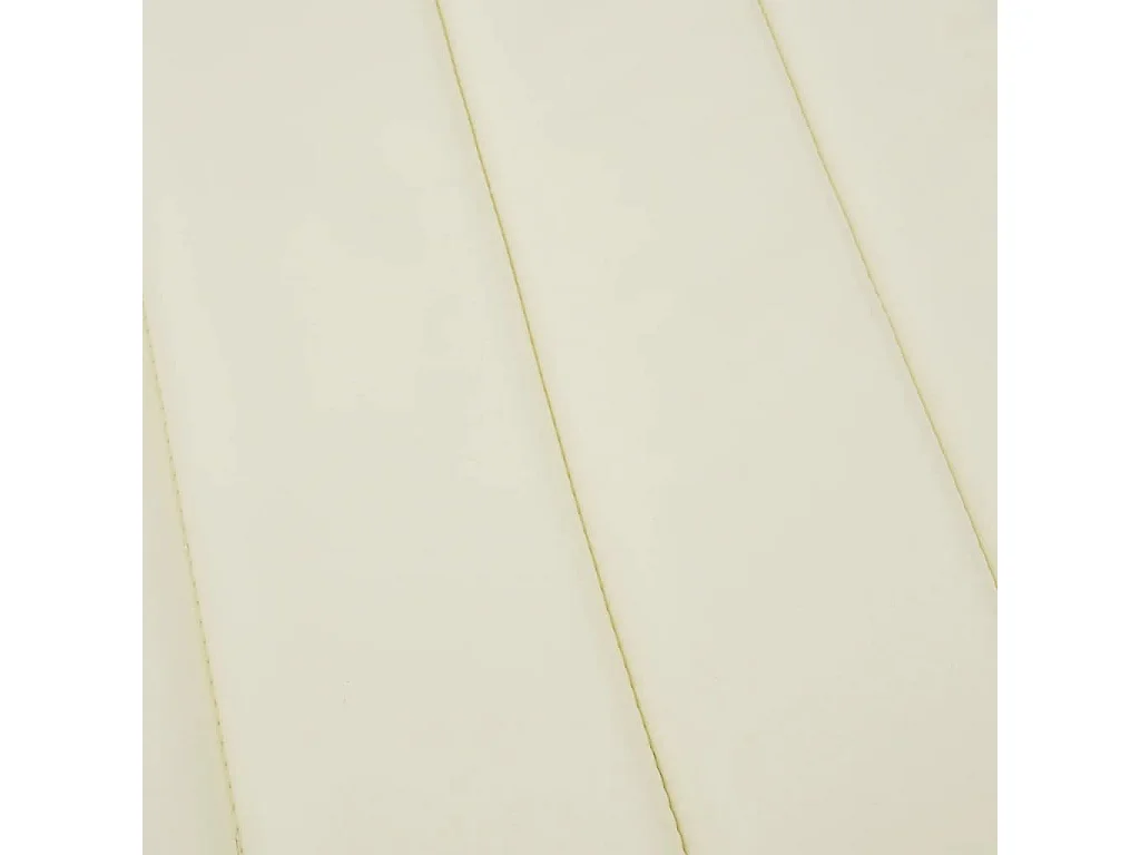 Coussin de chaise longue crème 200x60x3 cm tissu oxford