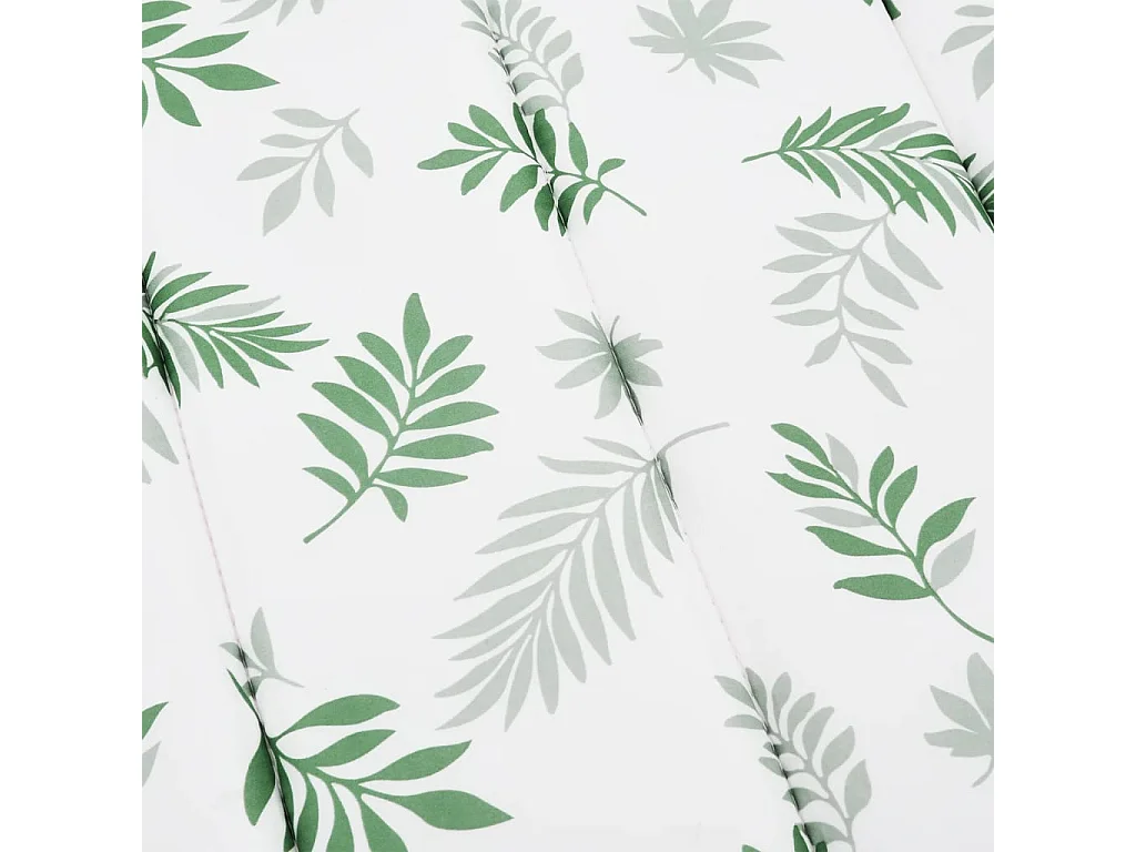 Coussin de chaise longue motif de feuilles tissu oxford