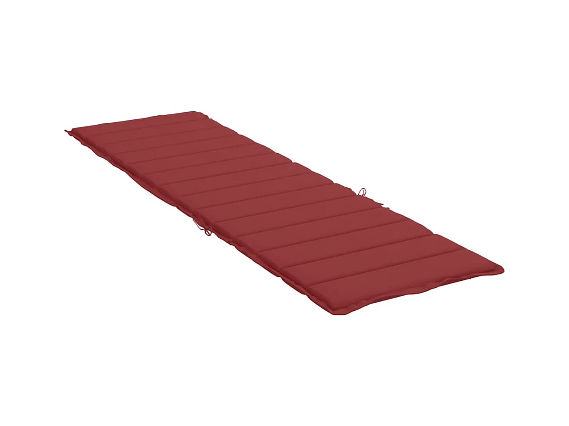 Almofadão para espreguiçadeira tecido oxford vermelho tinto