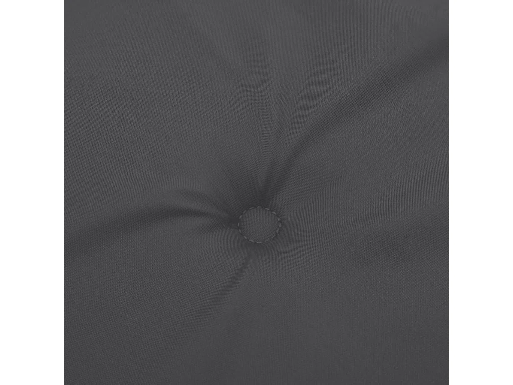 Terrasstoelkussen (75+105)x50x3 cm stof gemêleerd antraciet