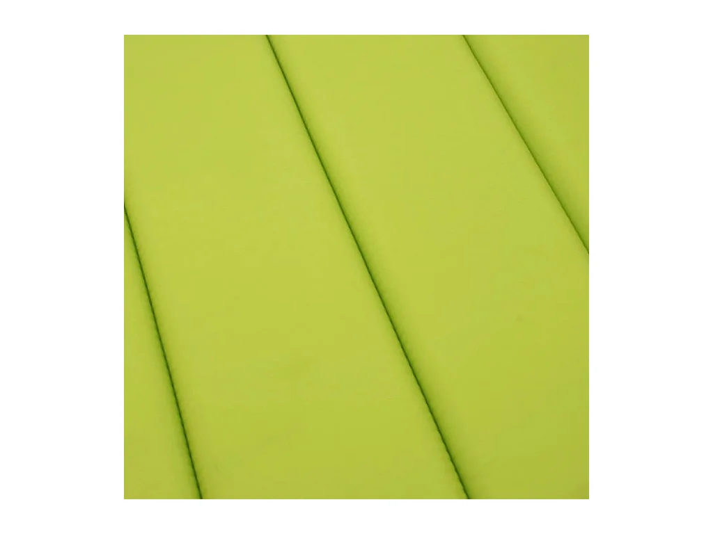 Coussin de chaise longue vert vif 200x70x3 cm tissu oxford