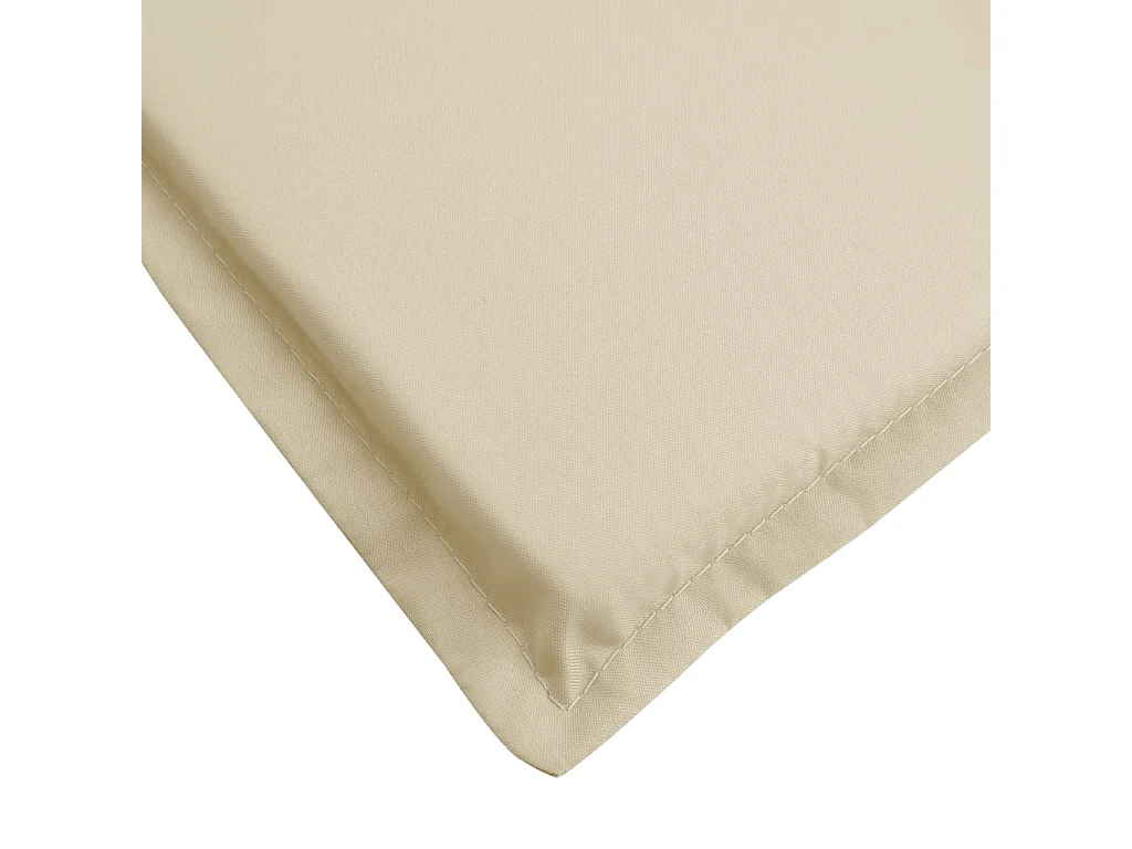 Coussin de chaise longue beige 200x70x3 cm tissu oxford
