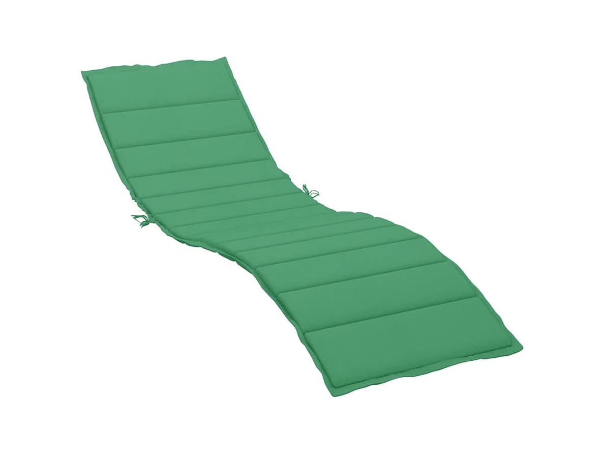 Almofadão para espreguiçadeira 200x50x3 cm tecido oxford verde