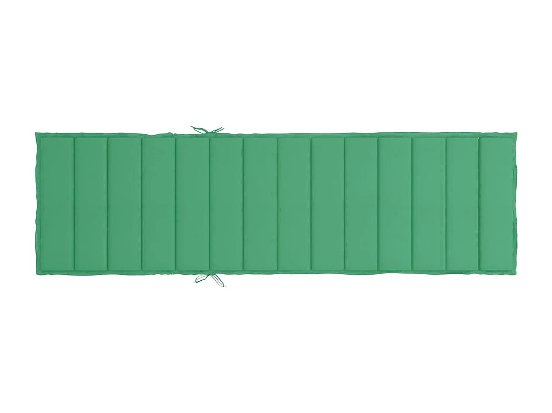 Almofadão para espreguiçadeira 200x50x3 cm tecido oxford verde