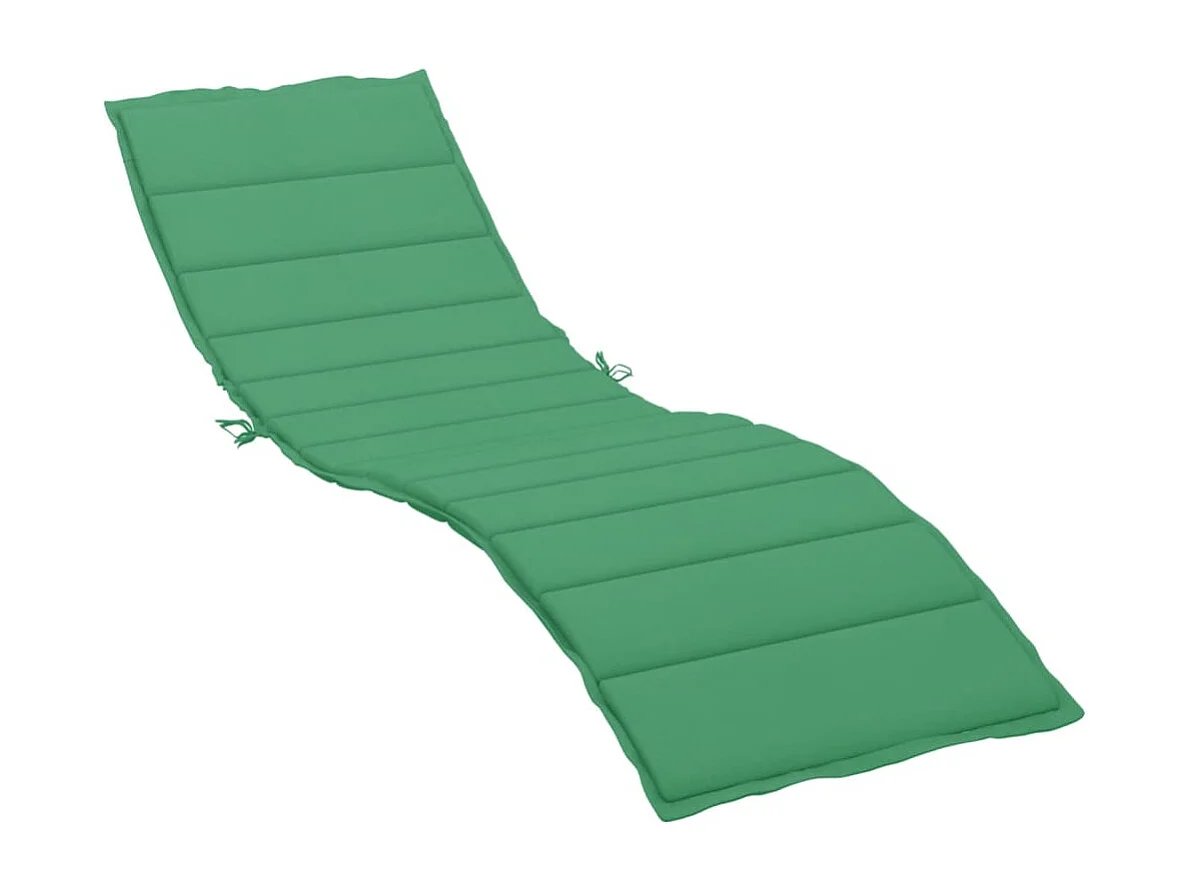 Coussin de chaise longue vert 200x50x3 cm tissu oxford