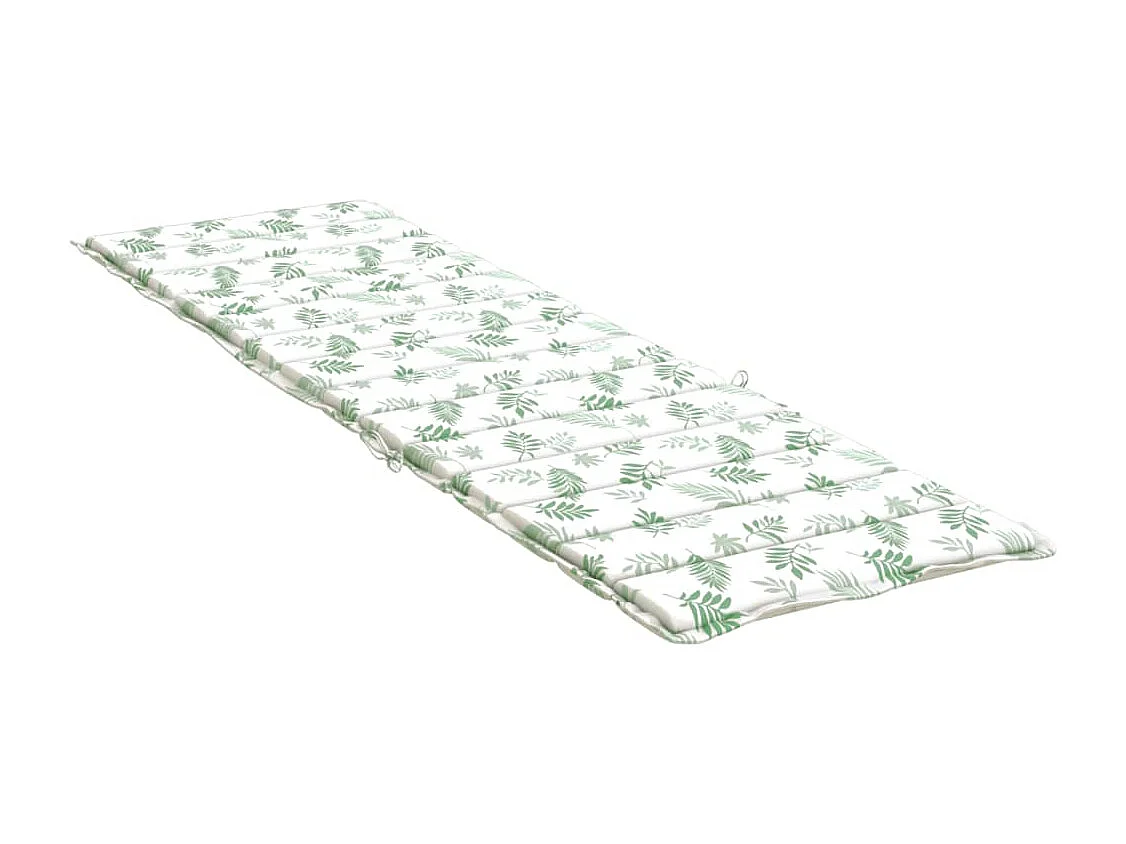 Cojín de tumbona tela Oxford estampado de hojas
