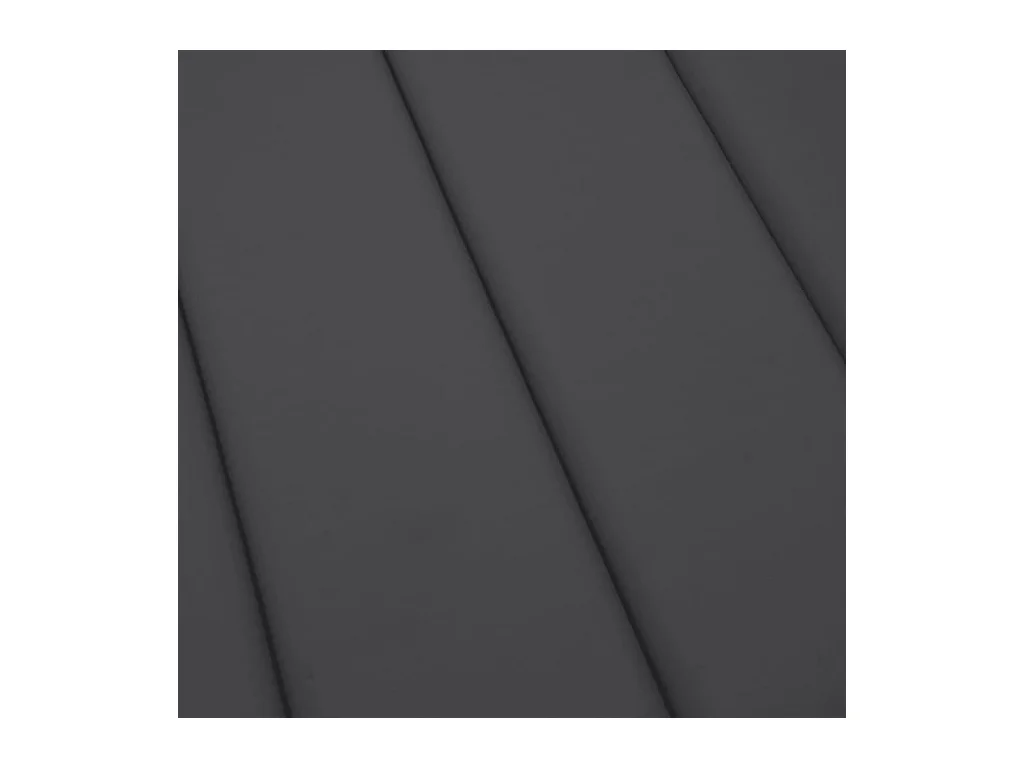 Coussin de chaise longue anthracite mélangé 186x58x3 cm tissu